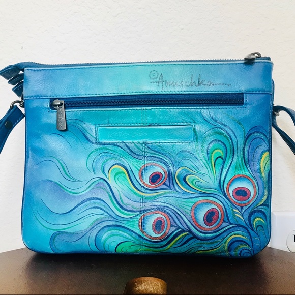 Anushka Jeweled Plume Triple Compartment Crossbody - Picture 7 of 16